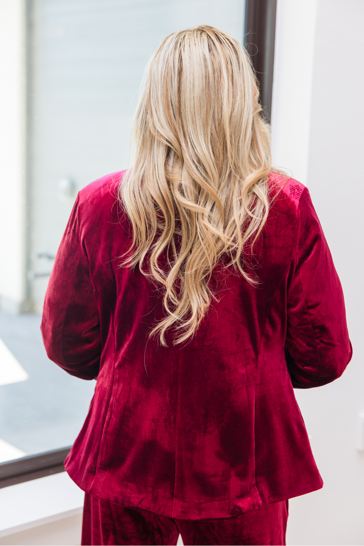 Sophia Velvet Blazer