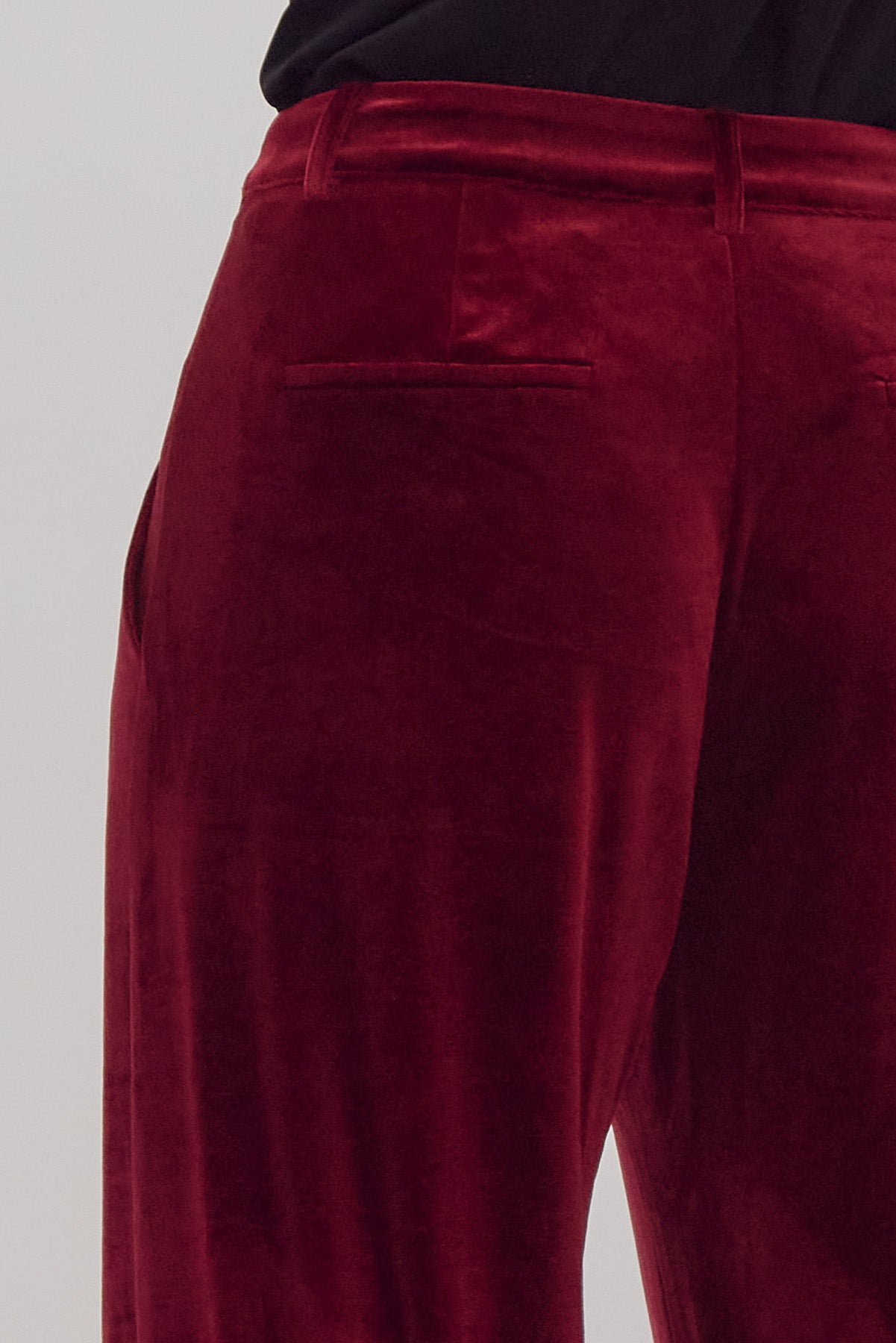 Sophia Velvet Wide-Leg Pants