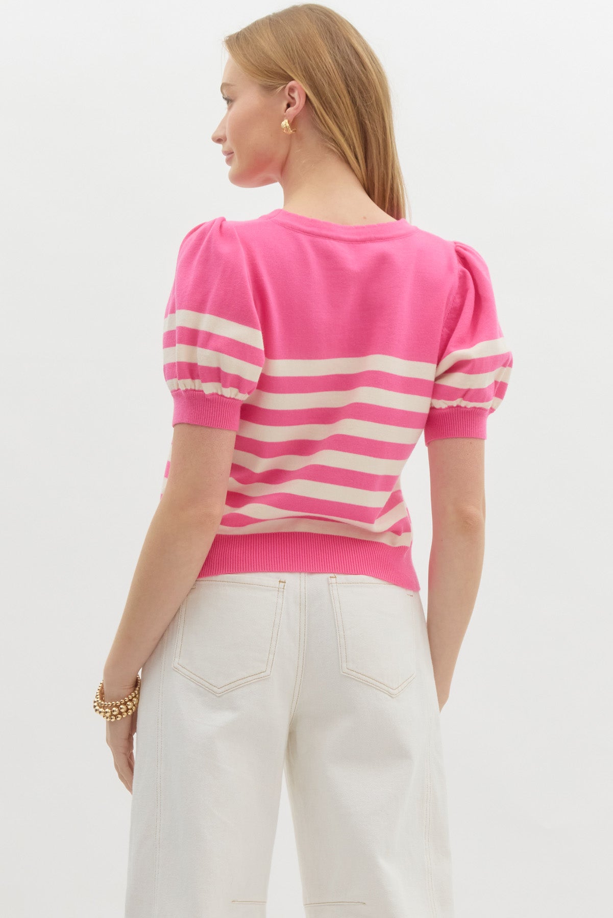 Maxine Striped Knit Top