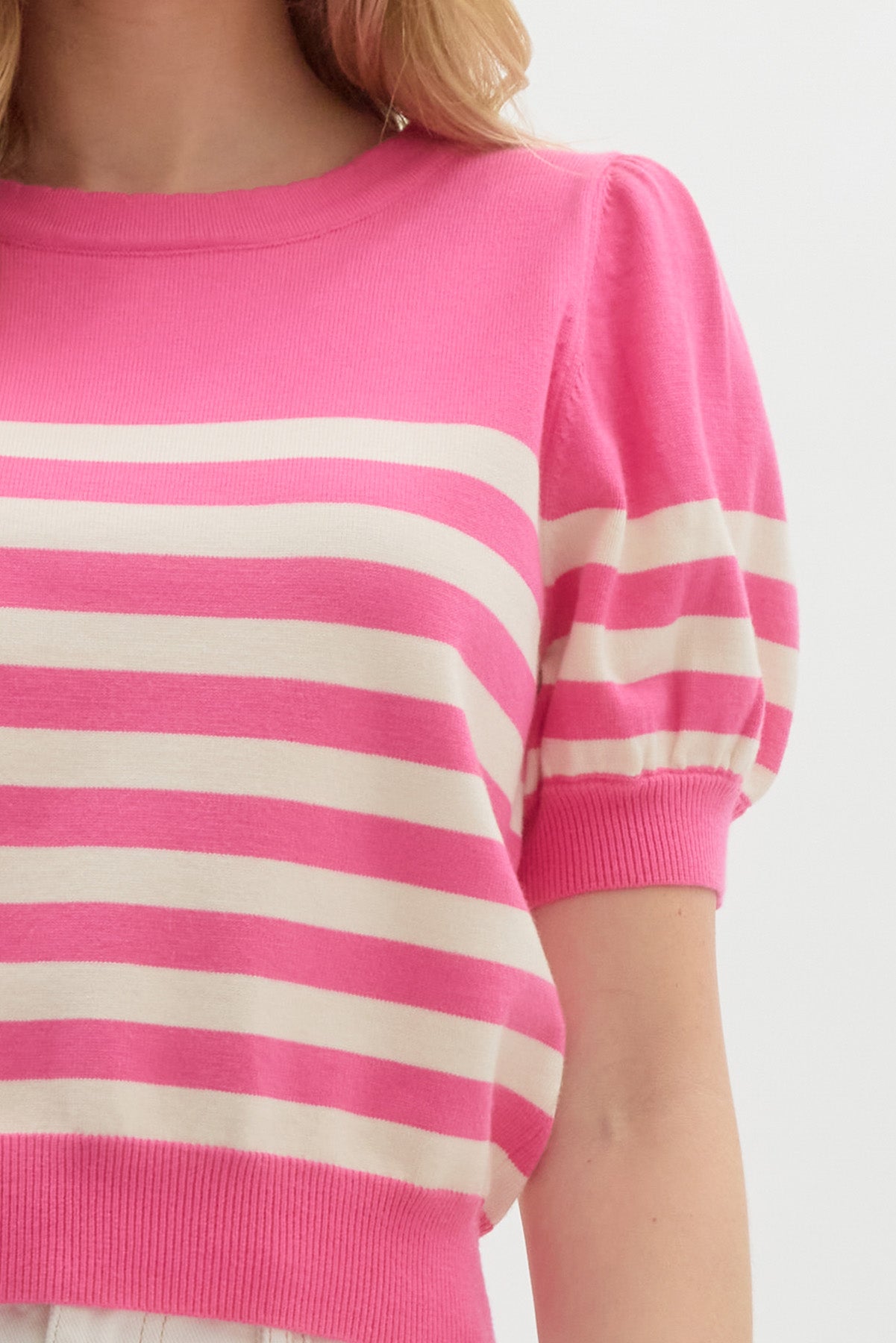 Maxine Striped Knit Top