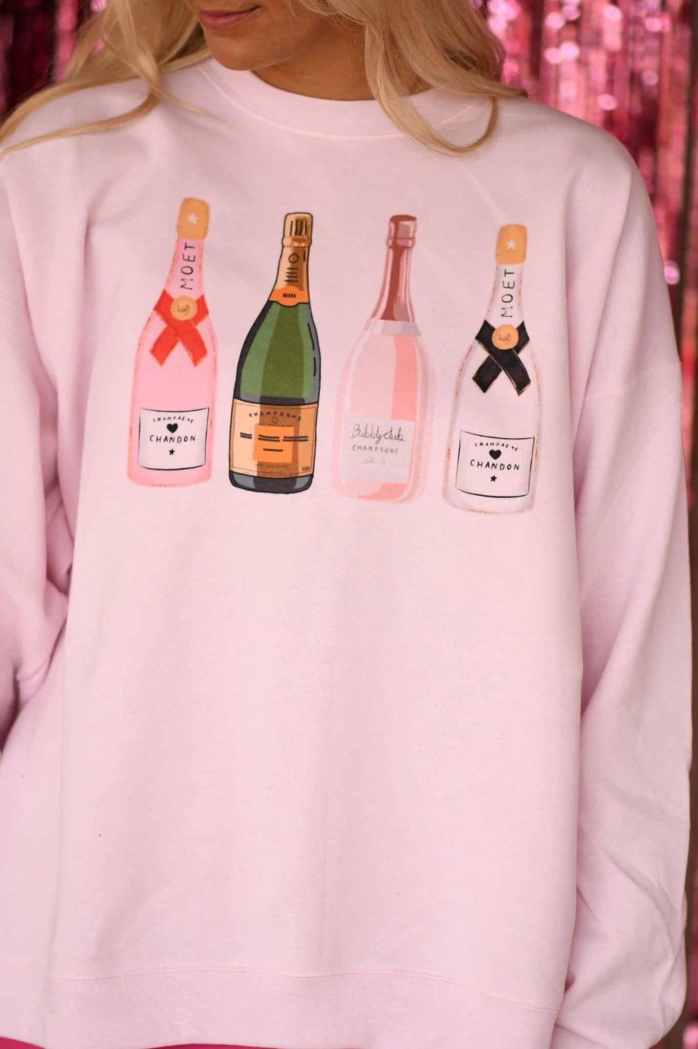 SWEETHEART CHAMPAGNE SWEATSHIRT