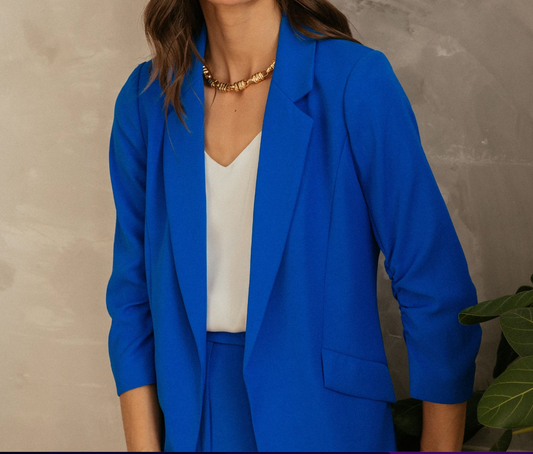 Jewel Luxe 3/4 Blazer - Preorder Colors