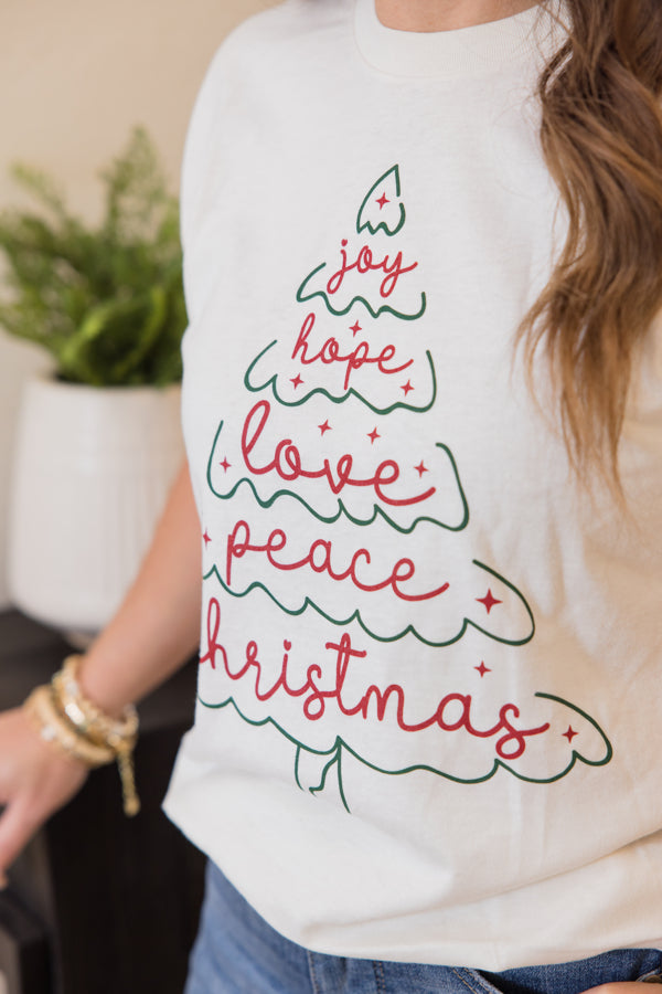 Love Joy Peace Tee Shirt