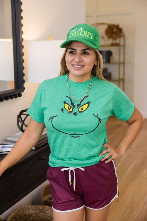 Green Monster Face Tee Shirt