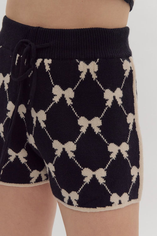 Chic Charm Bow Shorts